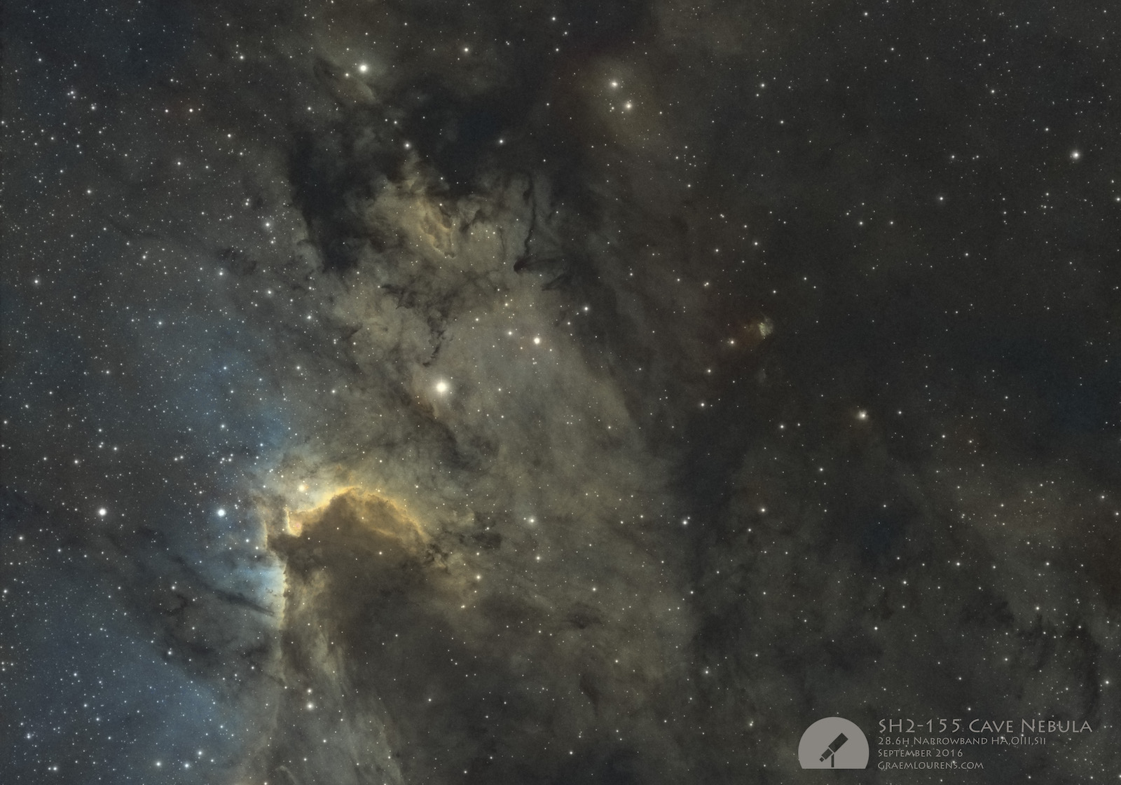 SH2-155 Cave Nebula – Graem Lourens Astrophotography
